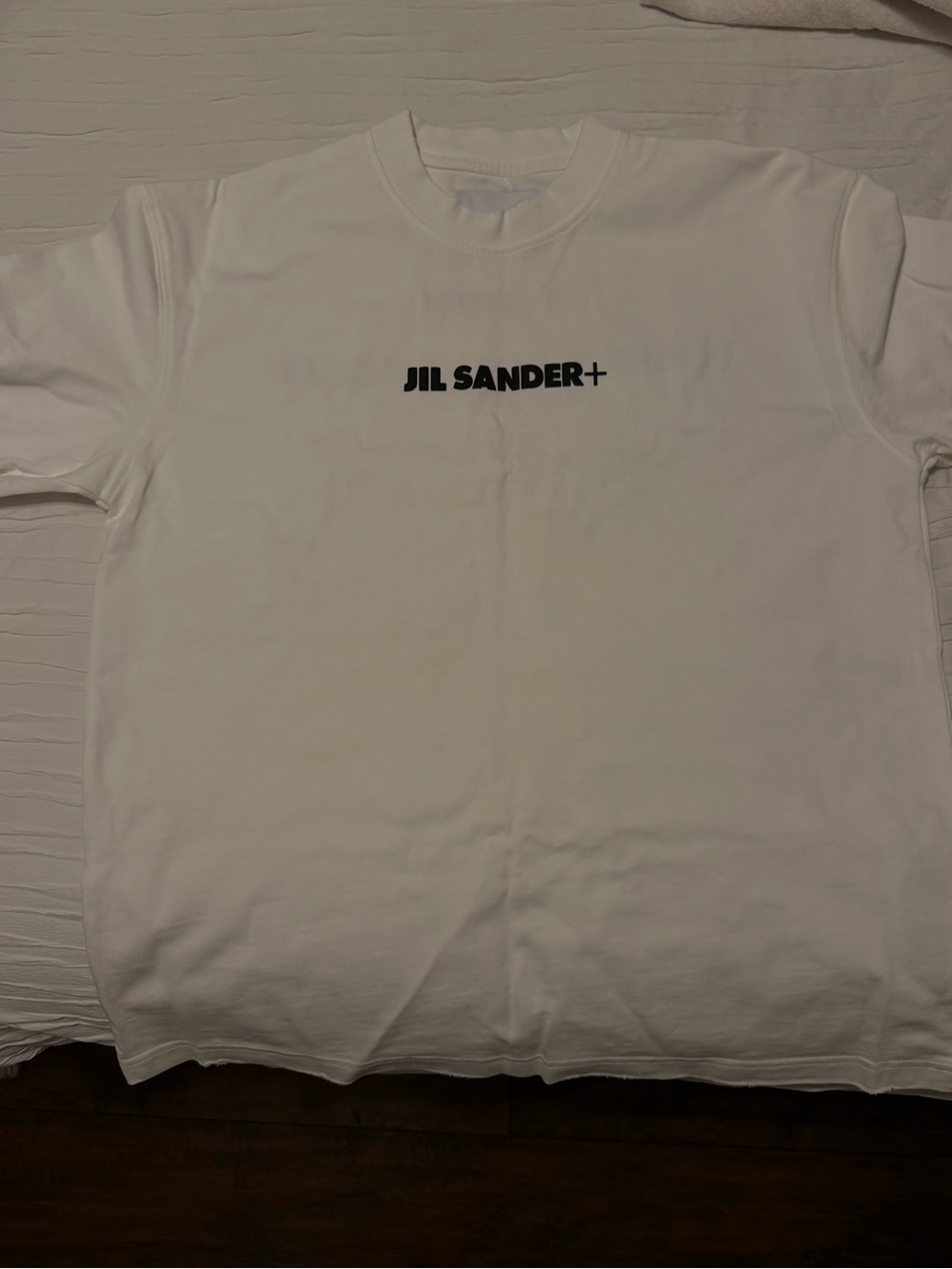 Jil Sander White Short Sleeve Logo Tee
